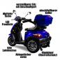 Mobile Preview: Rolektro E-Trike 25 V.3 blue 60V 30AH lithium battery removeable