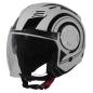 Preview: VITO Jet helmet Isola shiny white/black