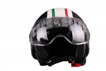 Jet helmet Vito Roma leather black L
