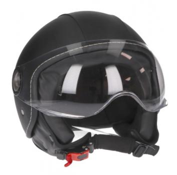 Jet helmet Vito Berlin leather black