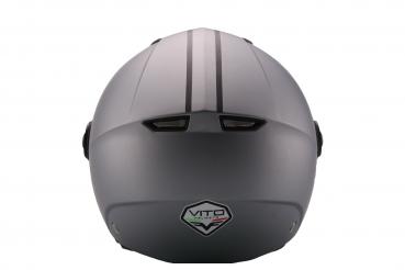 Jet Helm Vito Moda matt gray