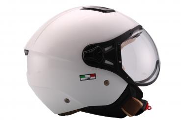 Jet Helm Vito Moda gloss white
