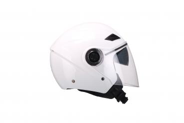 Open face helmet VITO AMARO gloss white