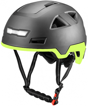 VITO E-City Bike helmet black matt fluor