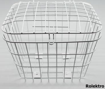 Basket rear white Rolektro Eco Fun 20