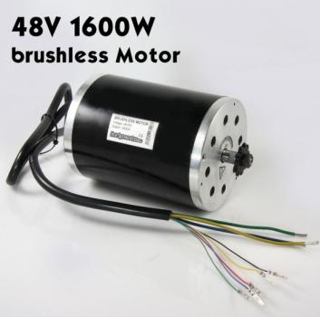 Brushless electric motor 48V 1600 watts