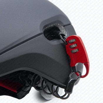 E-scooters lock for helmet/bag