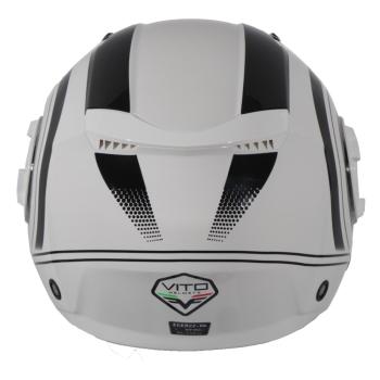 VITO Jet helmet Isola shiny white/black