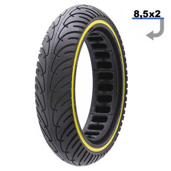 Solid tire yellow 8,5x2 Xiaomi