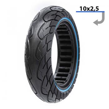 Solid tire blue 10x2.5 Ninebot Max G30