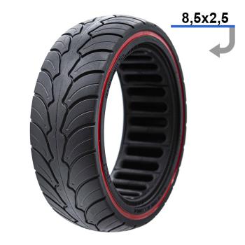 Solid tire red 8,5x2,5