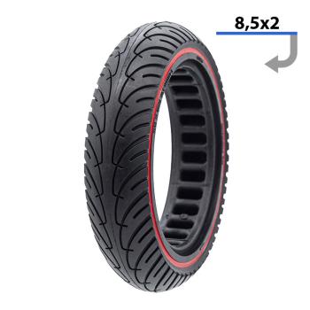 Solid tire red 8,5x2 Xiaomi
