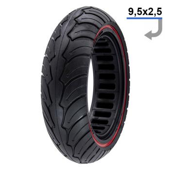 Solid tire red 9,5x2 NIU