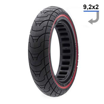 Solid tire red 9,2x2