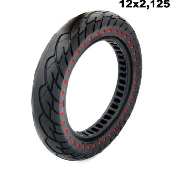 Solid tire red dots 12x2,125