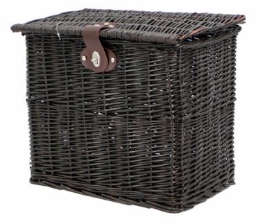 AMIGO bicycle basket 25.5 liters dark brown