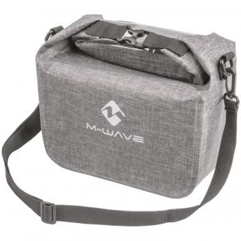 M-Wave handlebar bag Suburban 7 liters gray