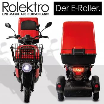Rolektro E-Carrier 25 V3 Lithium battery XXL basket