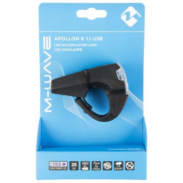 M-WAVE APOLLON K 1.1 USB BATTERY LAMP