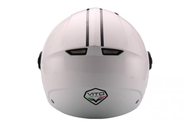 Jet Helm Vito Moda gloss white