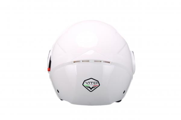 Open face helmet VITO AMARO gloss white