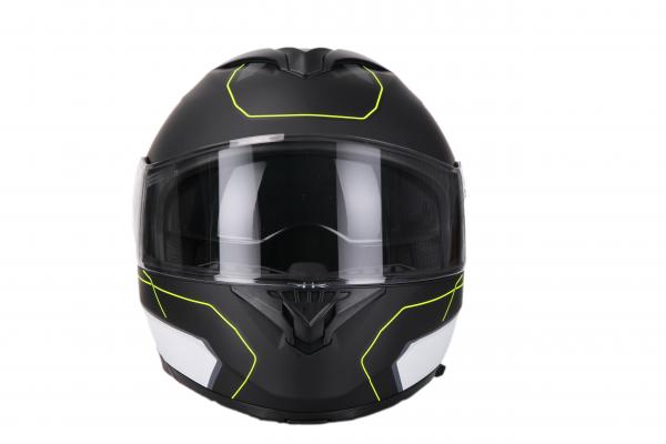 VITO flip-up helmet Furio matt black/yellow