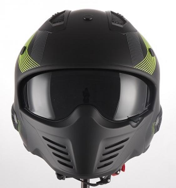 VITO Jet helmet Bruzano matt black fluor