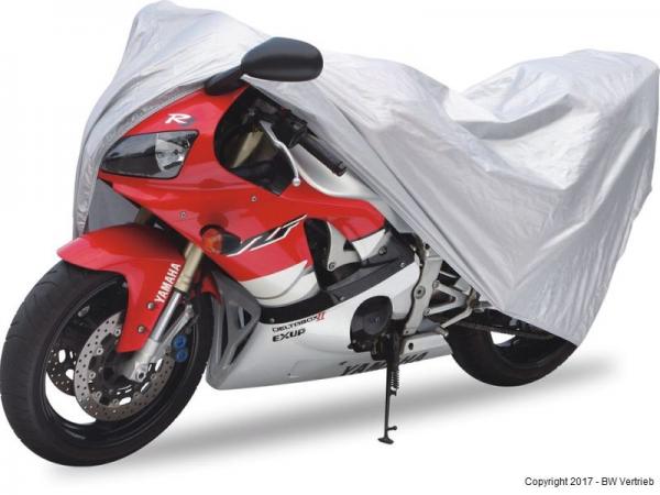 Abdeckplane Abdeckung Ganzgarage für Motorrad Roller Moped XTRM-CAR SILVER S