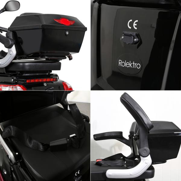 Rolektro E-Quad 25 schwarz
