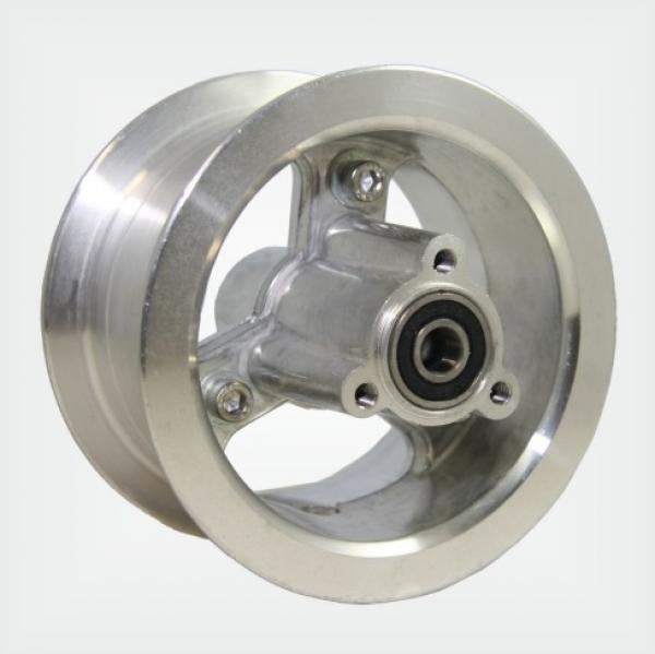 4 "alloy rim - 2-part - rear wheel silver
