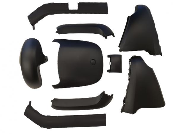 Verkleidungsset schwarz matt Segway E110/E125