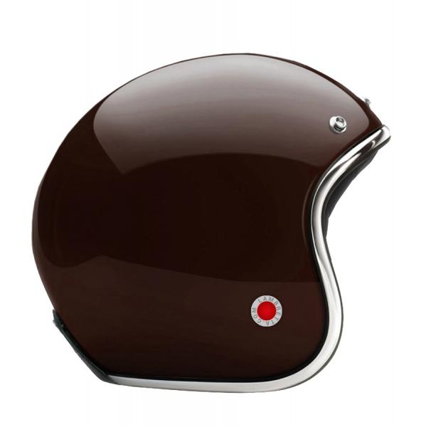 Lambretta helmet - open face brown