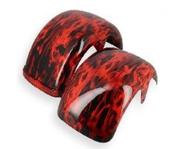 Mudguards rear + front Citycoco - flames