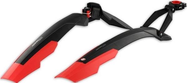 Simpla mudguard set 27,5 - 29 inch black/red