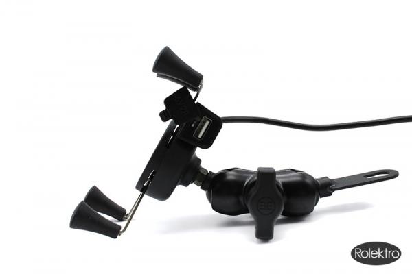 Holder for Smartphone/Navi/GPS with USB charger