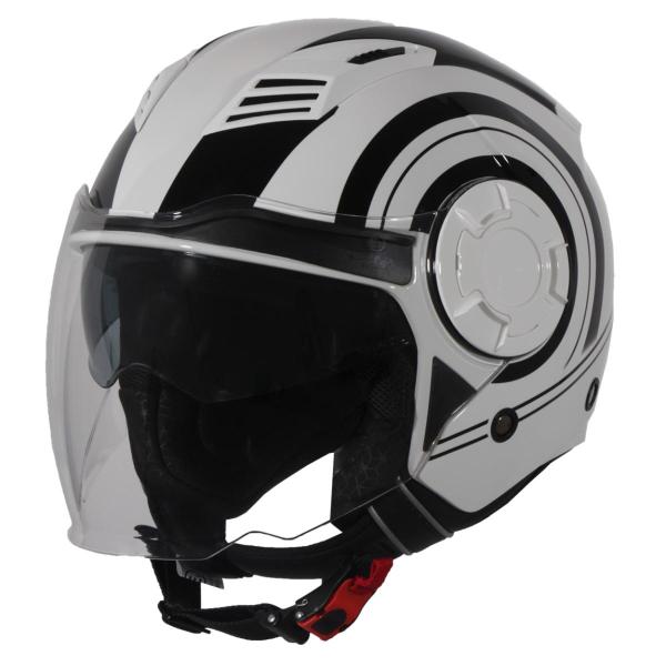 VITO Jet helmet Isola shiny white/black