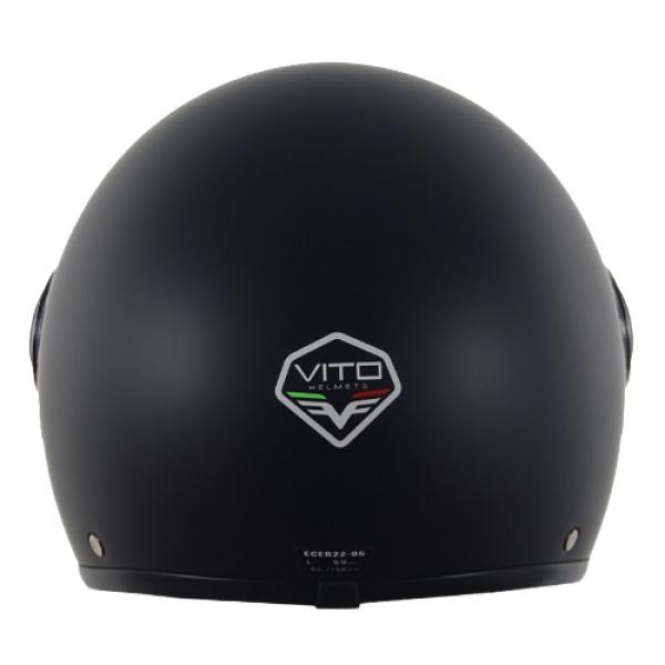 Jet helmet Vito Loreto matt black