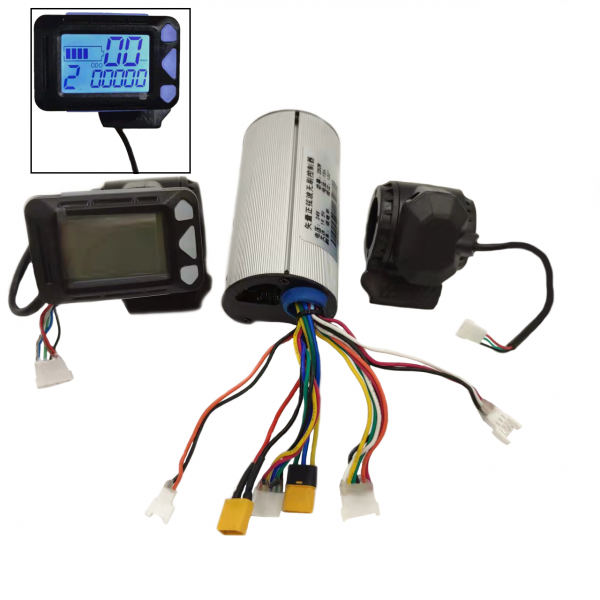 Controller + LCD-Display with throttle & brake 24V 250W