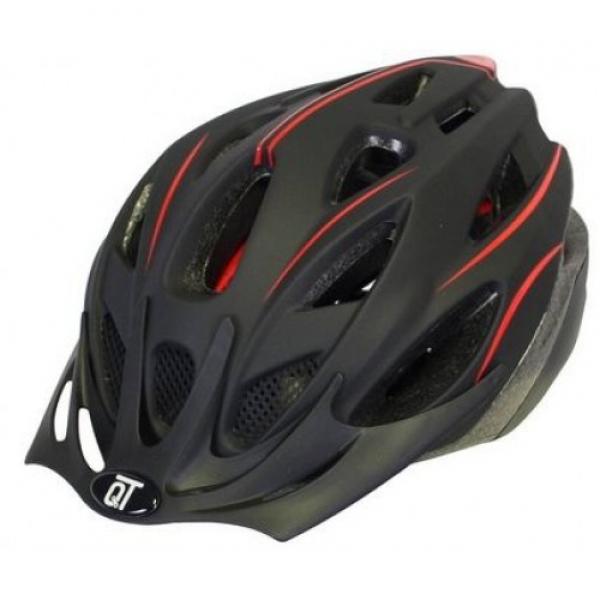 Cycle Tech unisex-bicycle helmet fusemat black/red
